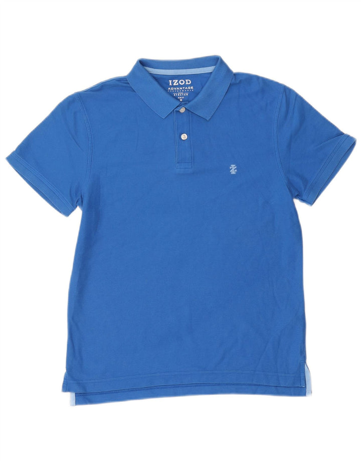 Izod Herre Slim Fit Polo Shirt Medium Blue Bomuld
