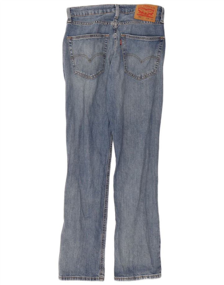 Levi's Herre 541 tilspidsede jeans W30 L32 blå bomuld