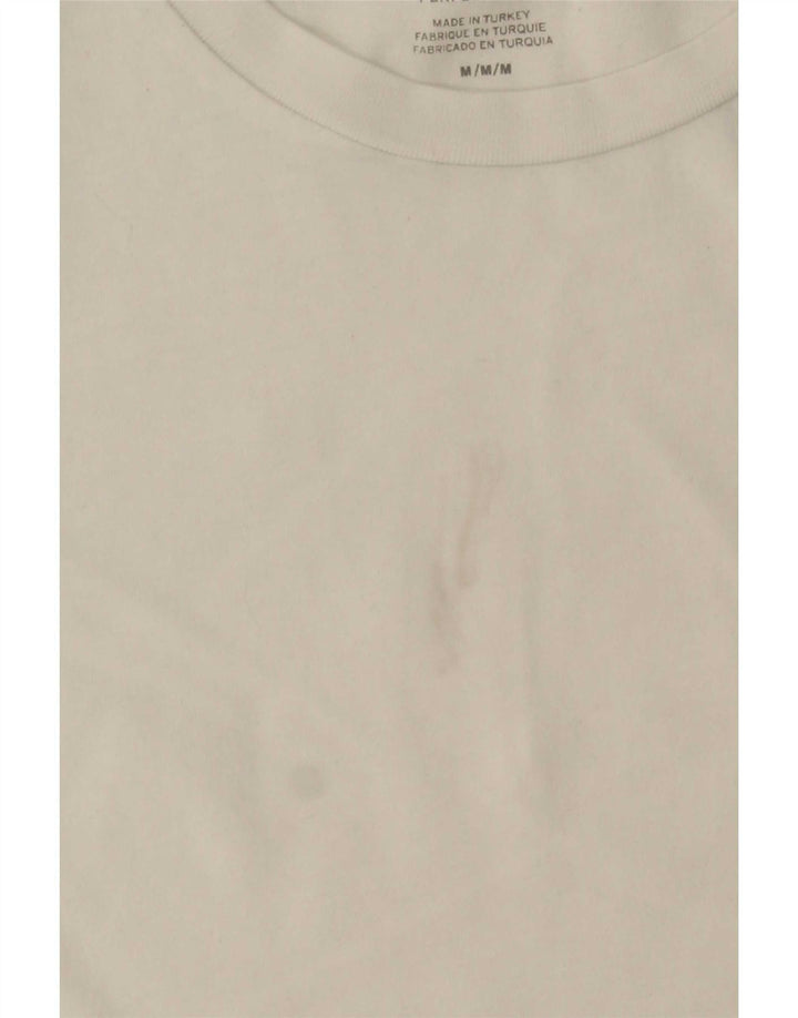 Levi's Dame T-Shirt Top UK 14 Medium White