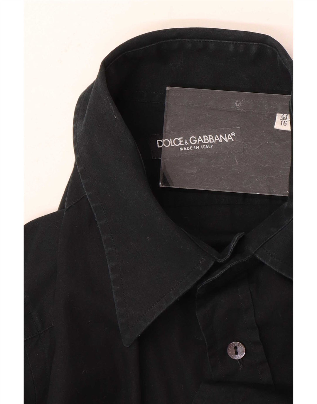 Dolce & Gabbana herreskjorte str. 41 16 Large Sort