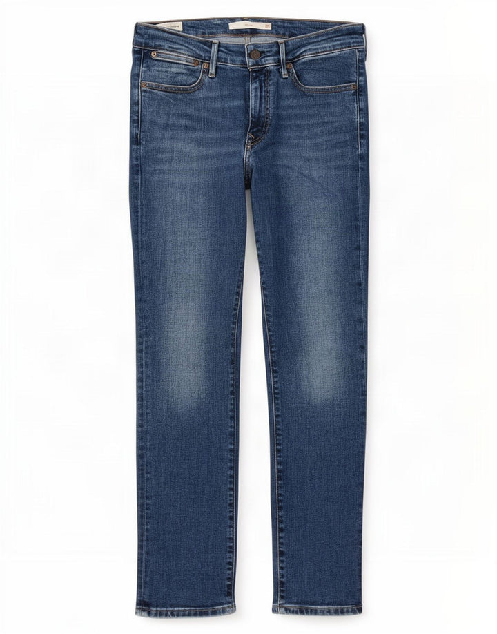 Levi's Dame 712 Slim Jeans W28 L28 Blå Bomuld