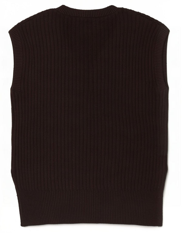 Marks & Spencer Damevest Tank Top UK 10 Small Black Bomuld