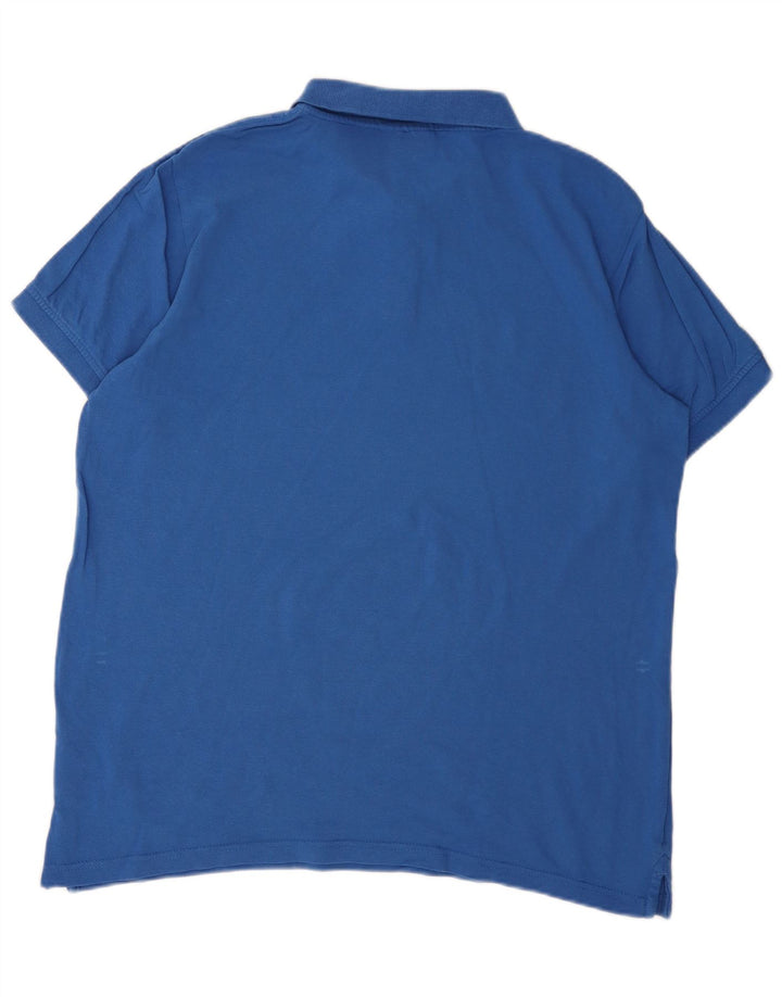Kappa herre poloshirt XL blå bomuld
