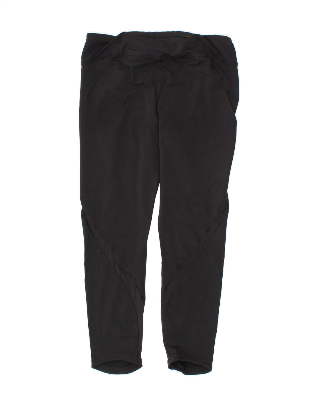 NIKE Womens Dri Fit Capri Leggings UK 12 Medium  Black Nylon Vintage Nike and Second-Hand Nike from Messina Hembry 