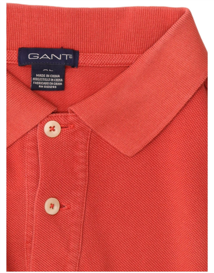 GANT Poloshirt til mænd XL Rød Bomuld