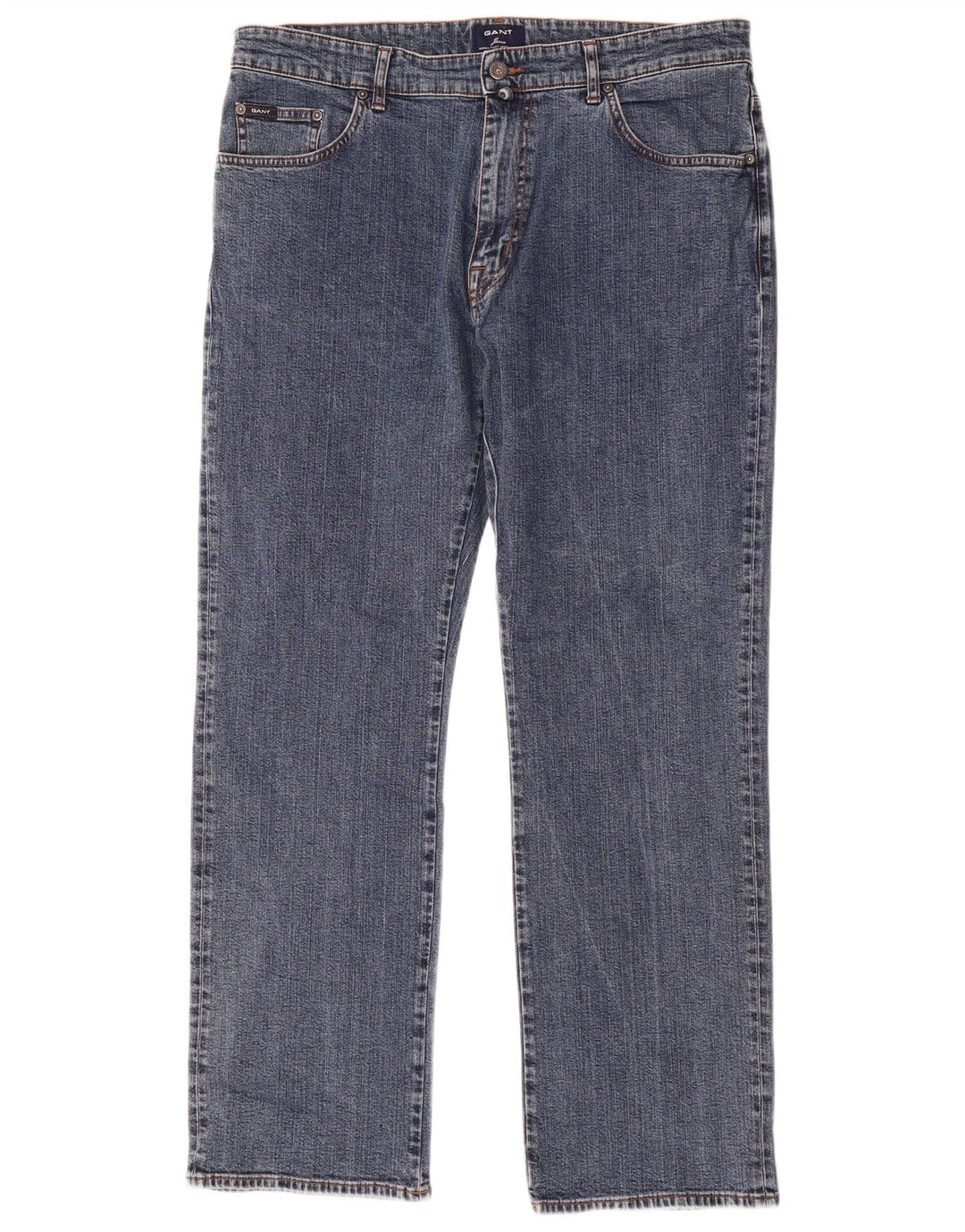 Gant Herre Jason Regular Fit Straight Jeans W38 L32 Blå Bomuld