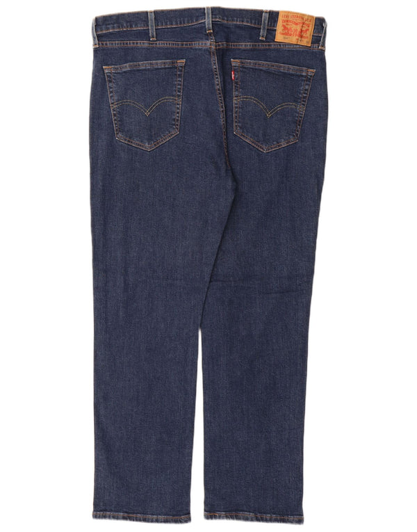 LEVI'S Herre 514 Straight Jeans W40 L30 Marineblå Bomuld
