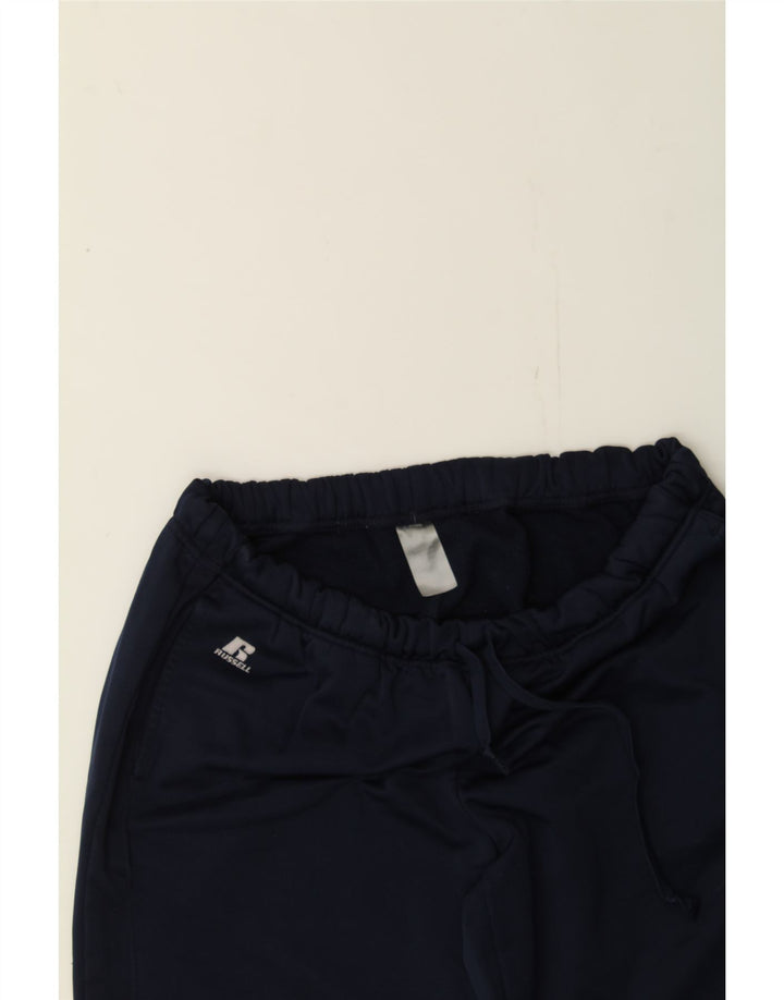 RUSSELL ATHLETIC Womens Tracksuit Trousers Medium  Navy Blue Polyester Vintage Russell Athletic and Second-Hand Russell Athletic from Messina Hembry 