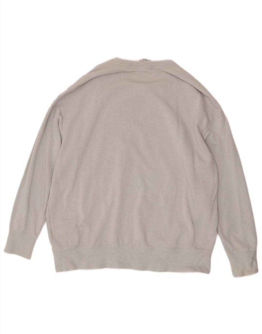 Nike Dame Grafisk Sweatshirt Jumper UK 14 Medium Grey Bomuld