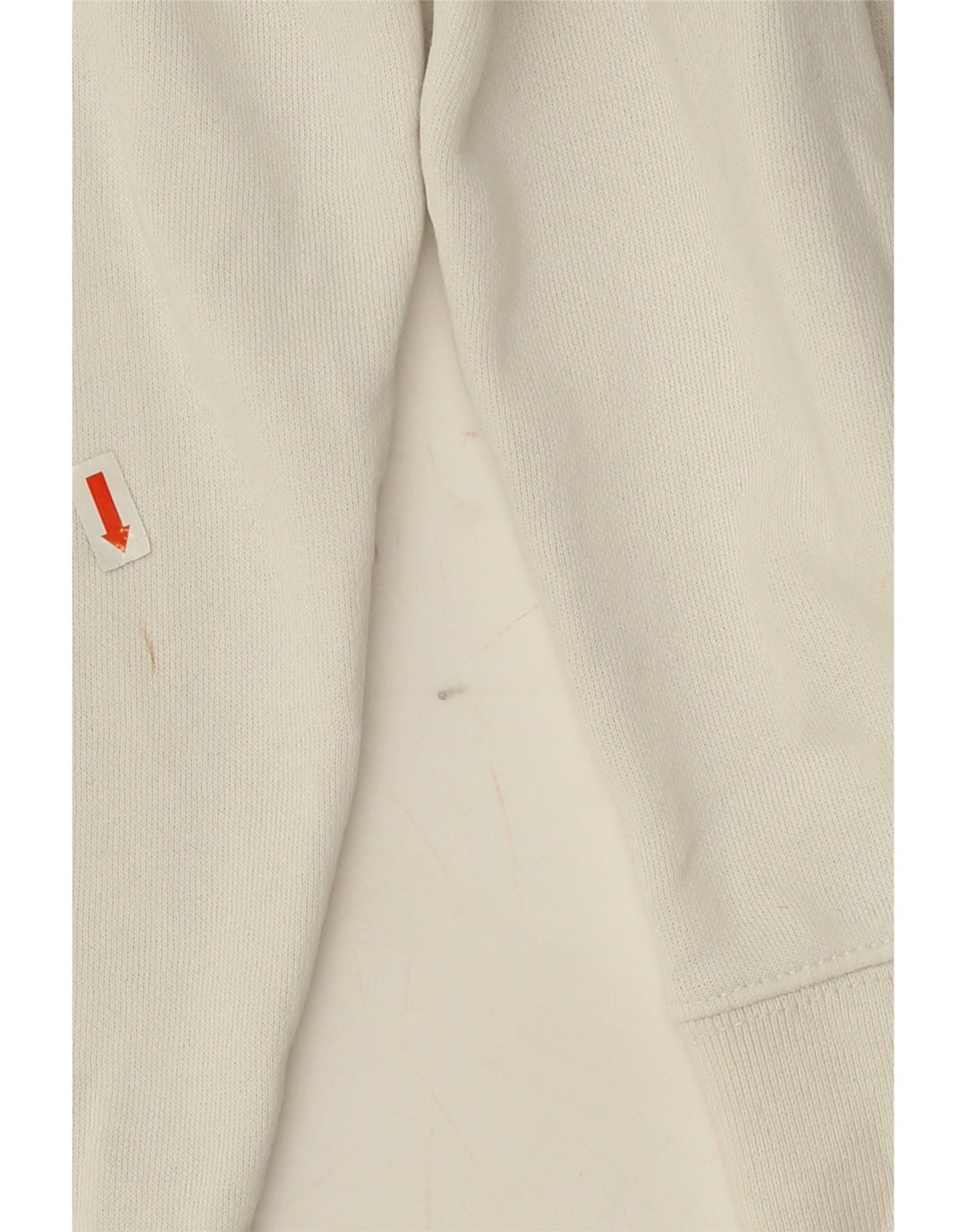 Champion Dame Oversized Hoodie Jumper UK 10 Small White