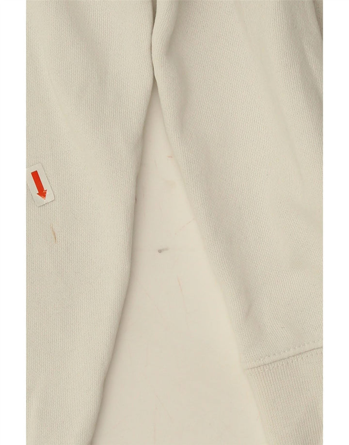 Champion Dame Oversized Hoodie Jumper UK 10 Small White