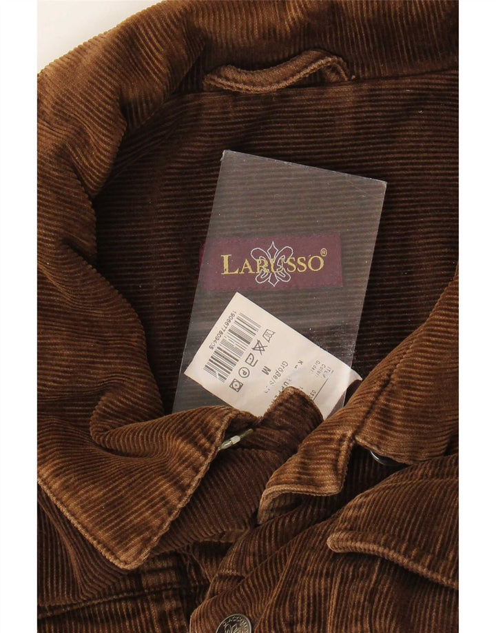 Larusso Herre Corduroy-jakke UK 38 Medium Brun Bomuld