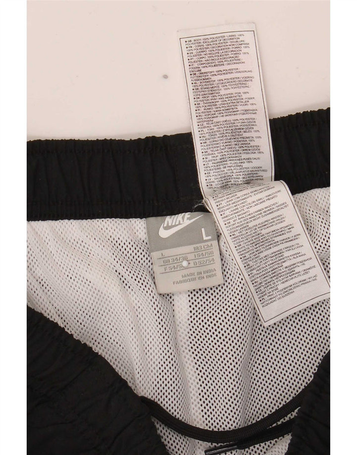 Nike træningsdragt bukser til mænd, joggers, store sorte polyester