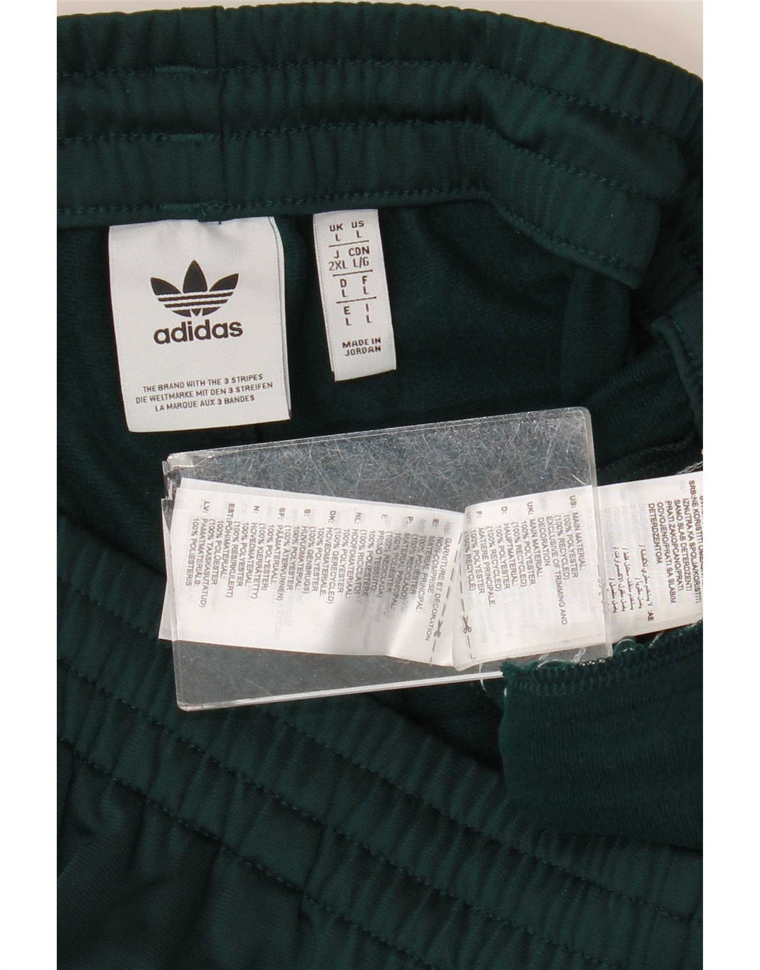 Adidas Træningsdragtsbukser til mænd Stor grøn polyester