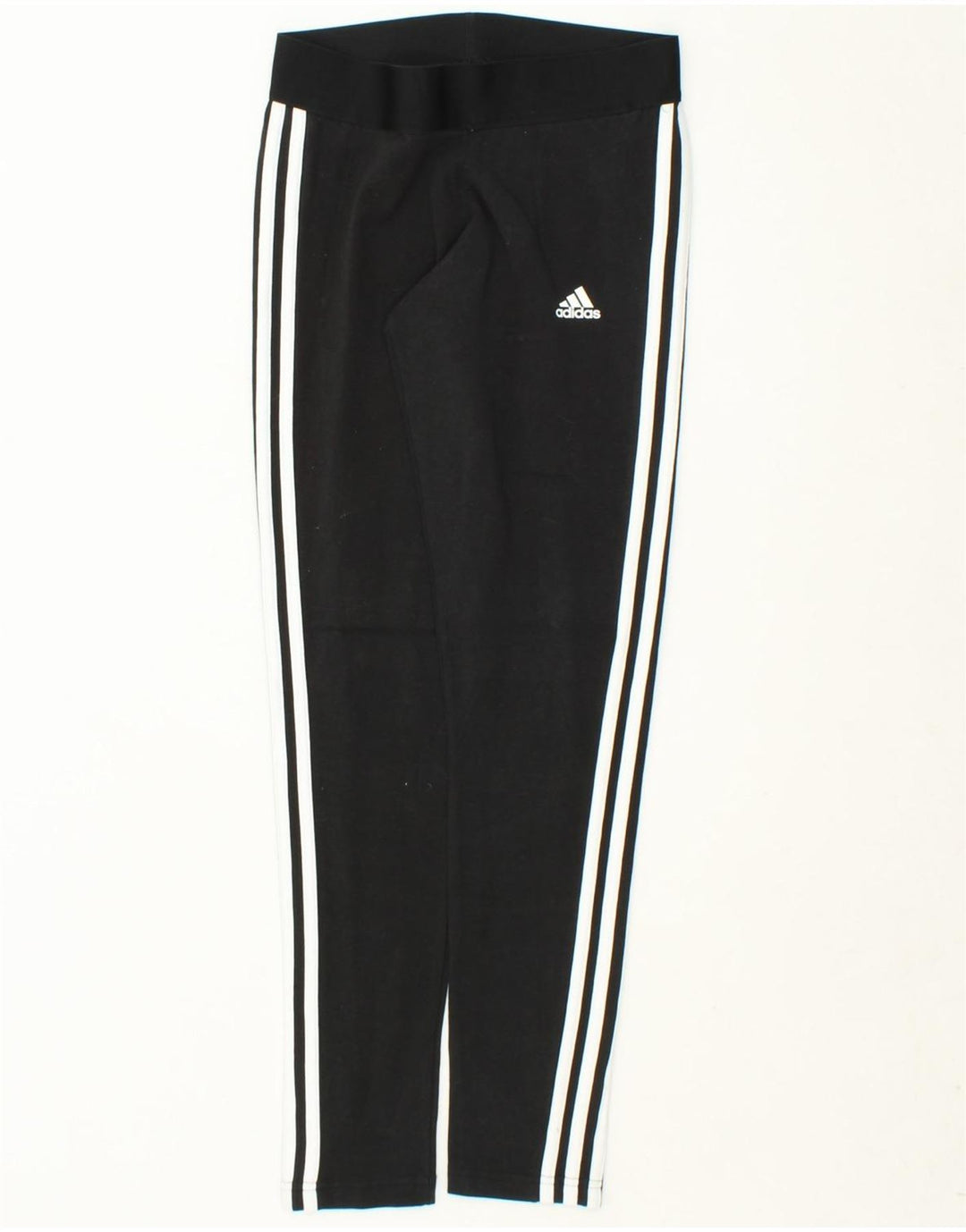 ADIDAS Womens Leggings UK 8/10 Small  Black Cotton Vintage Adidas and Second-Hand Adidas from Messina Hembry 