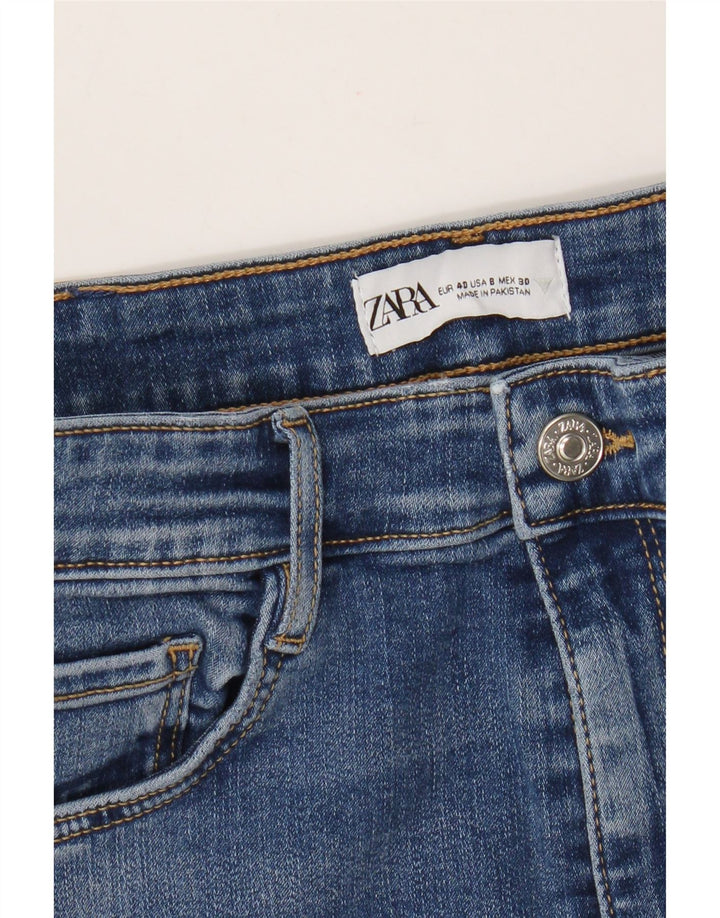 Zara Dame Skinny Jeans EU 40 Medium W30 L27 Blå