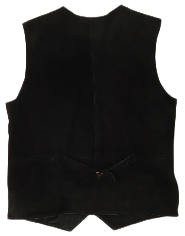 Pionier Herre ruskindsvest Medium Sort