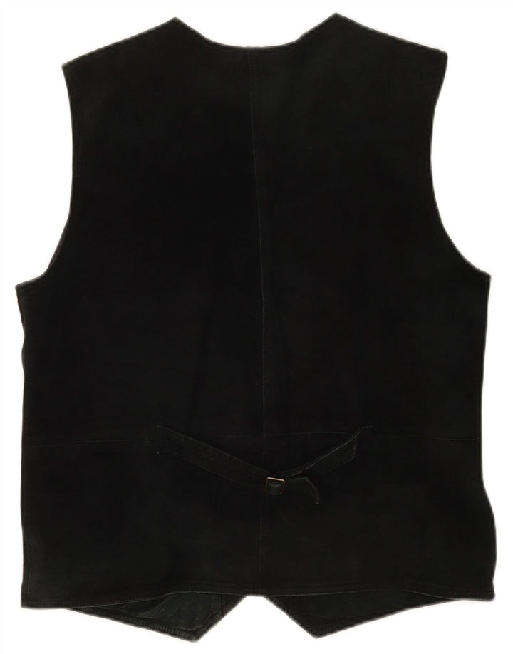 Pionier Herre ruskindsvest Medium Sort