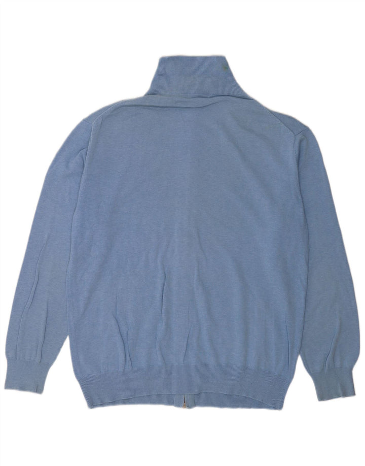Gant herre cardigan sweater XL blå bomuld