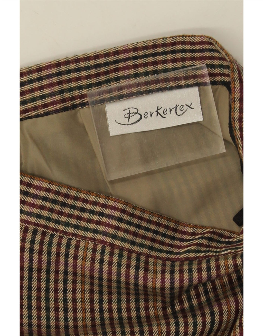 Berkertex lige nederdel til kvinder W28 Medium Flerfarvet Houndstooth