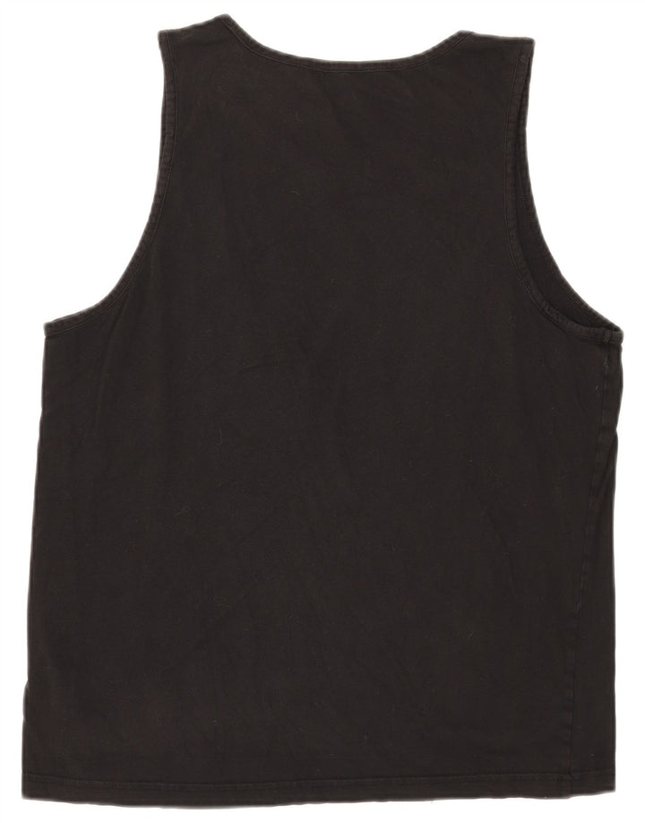 Puma Herre Grafisk Vest Top Stor Sort Bomuld