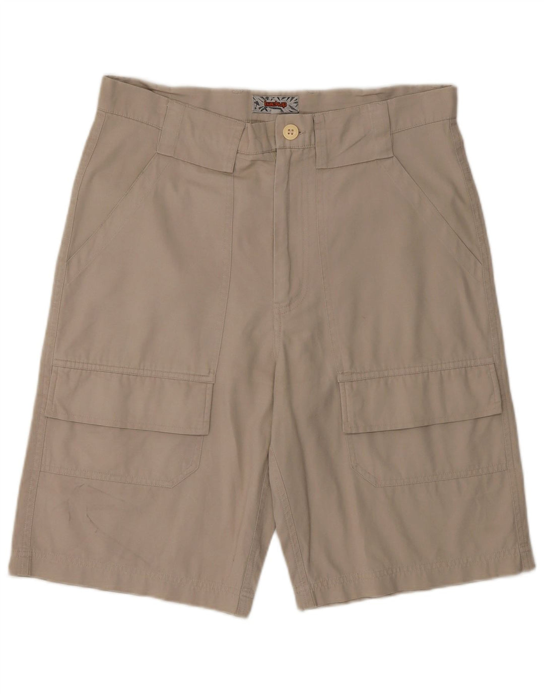 Vintage Herre Cargo Shorts Medium W32 Beige Bomuld