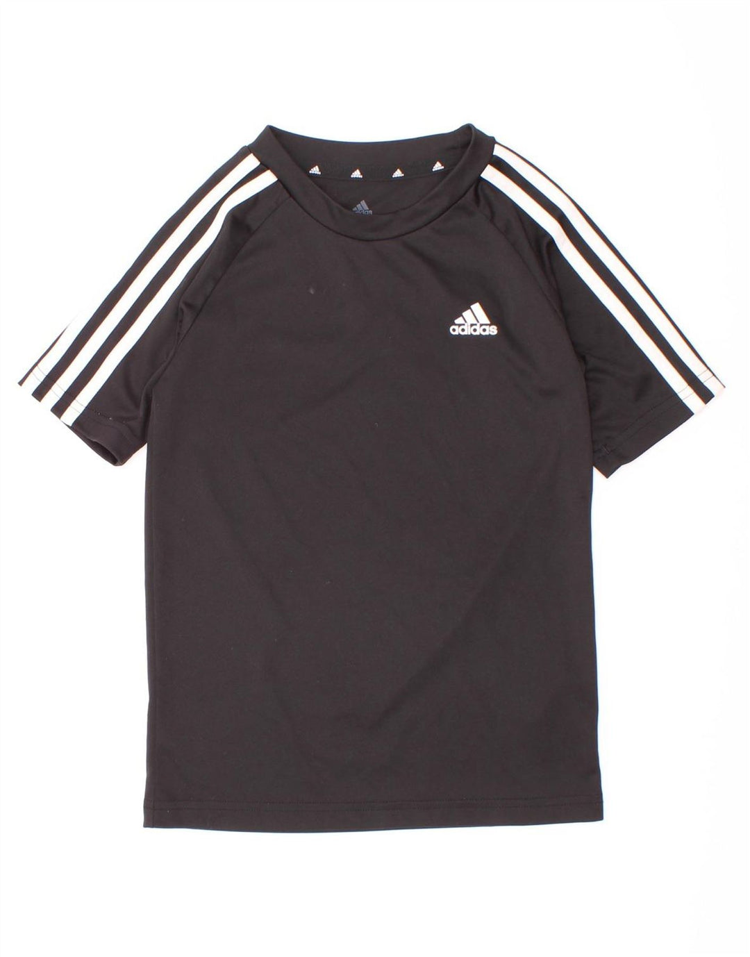 Adidas Boys Aeroready T-Shirt Top 7-8 år Sort Polyester
