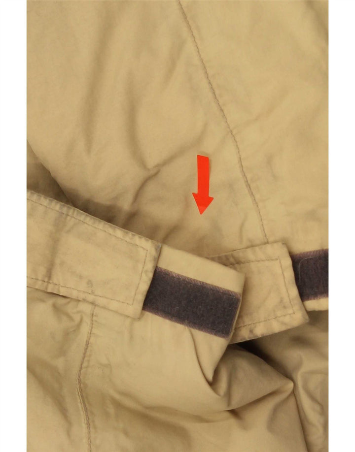 K-Way Herre Windbreaker Jacket UK 40 Stor Beige Polyamid