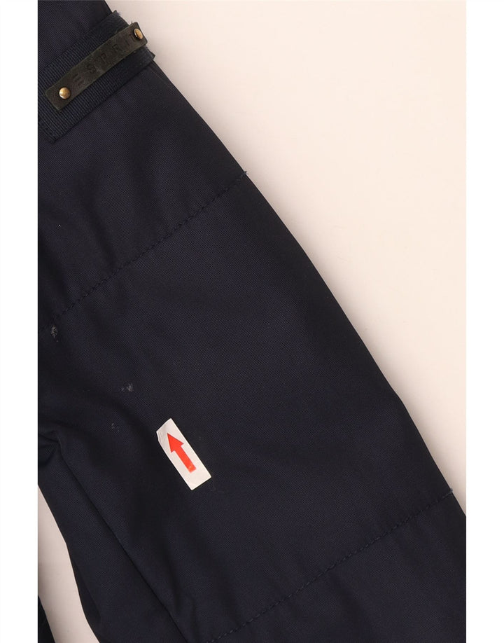 Esprit Dame Hætte Polstret Frakke UK 10 Small Navy Blue Polyamide