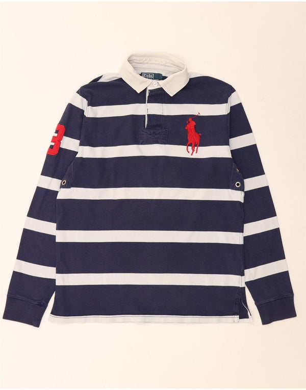 Polo Ralph Lauren Herre langærmet Rugby Polo Shirt Medium Navy Blue