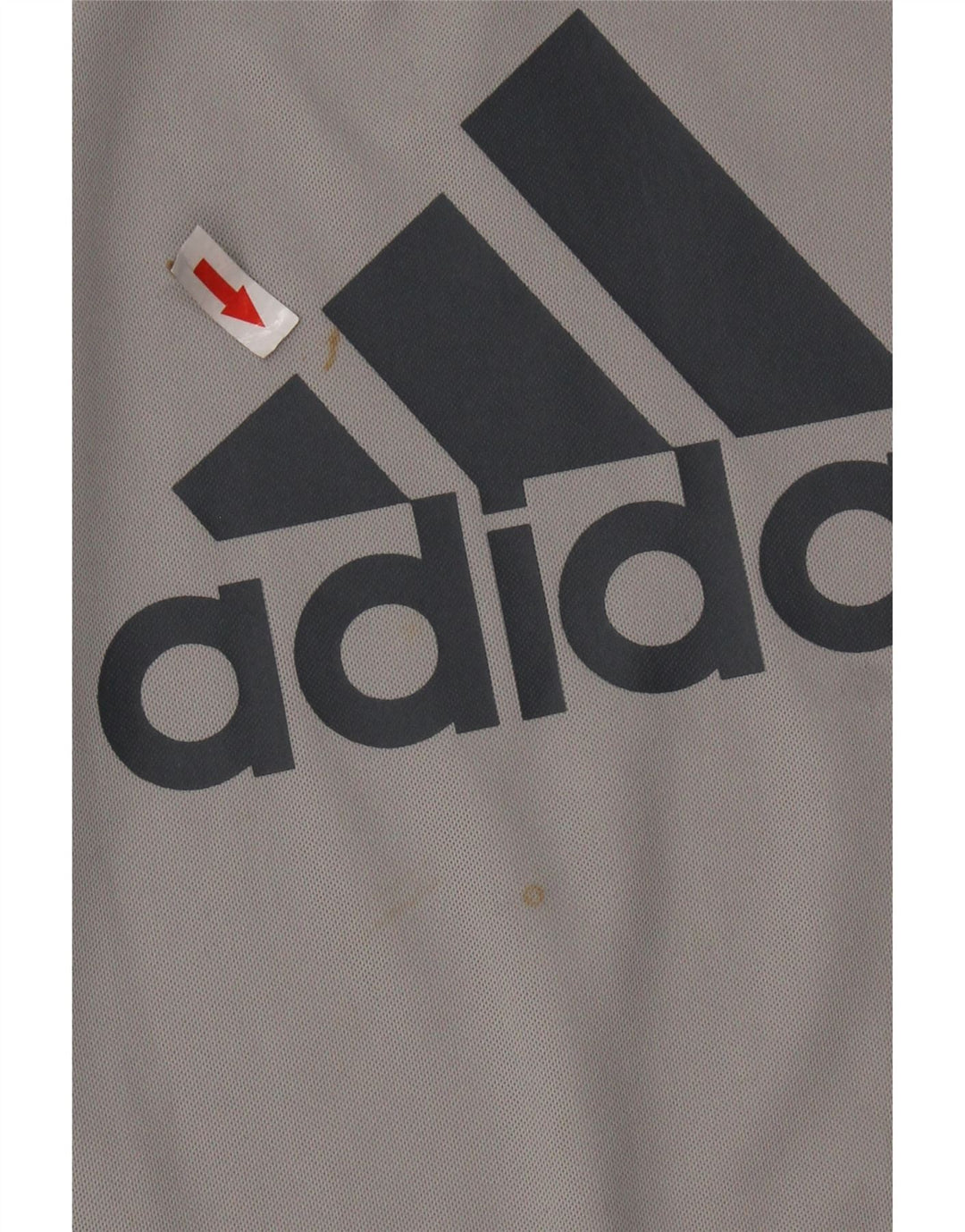 ADIDAS Herre Climalite grafisk T-shirt top UK 42/44 stor grå farveblok