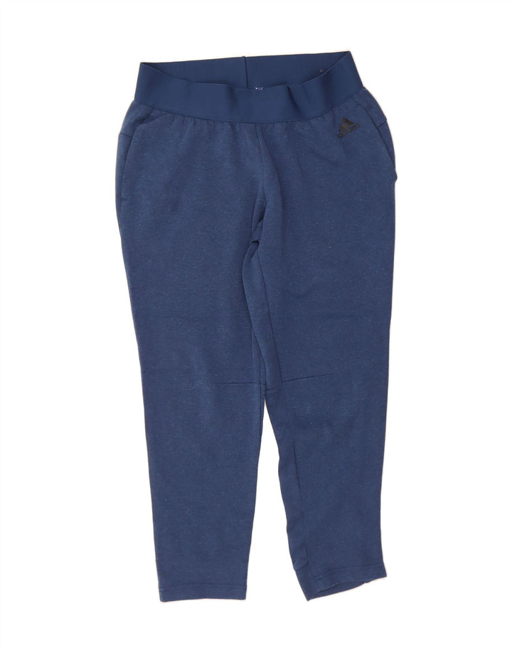 ADIDAS Womens Tracksuit Trousers UK 14 Medium  Blue Vintage Adidas and Second-Hand Adidas from Messina Hembry 