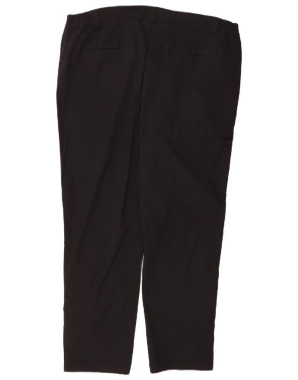 Mountain Warehouse Womens Straight Cargo Trousers UK 20 2XL W40 L30 Sort