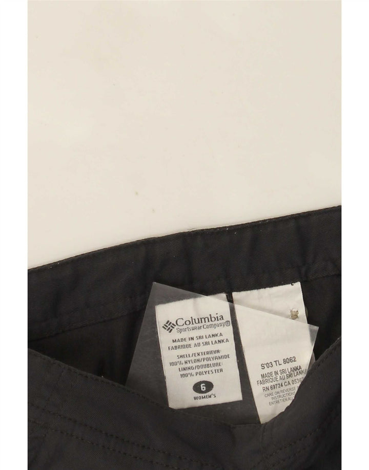Columbia lige bukser til kvinder US 6 Medium W26 Grå nylon