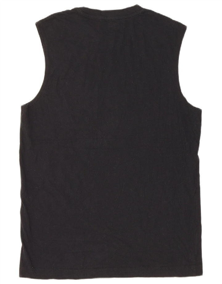 Kappa Herre Grafisk Vest Top Stor Sort