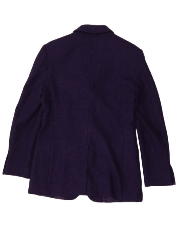 Max Mara Dame Weekend 3 Button Oversized Blazer Jacket UK 10 Small Purple