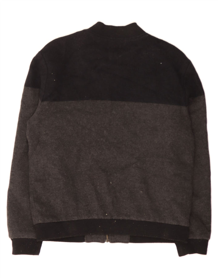 JACK & JONES Mens Tracksuit Top Jacket Medium Grey Colourblock Vintage Jack & Jones and Second-Hand Jack & Jones from Messina Hembry 