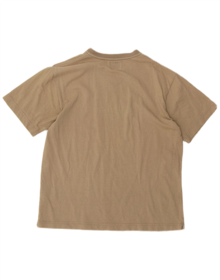 Kappa Herre T-Shirt Top Stor Beige Bomuld