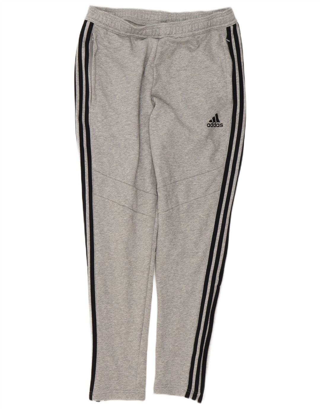Adidas Træningsdragtsbukser til mænd mellemgrå bomuld