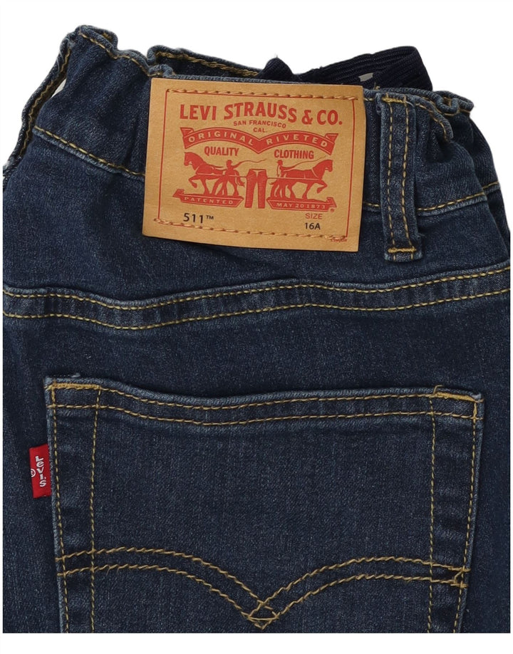Levi's Boys 511 slim jeans 15-16 år marineblå bomuld
