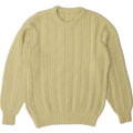 VINTAGE Womens Crew Neck Jumper Sweater UK 14 Large Yellow Vintage Vintage and Second-Hand Vintage from Messina Hembry 