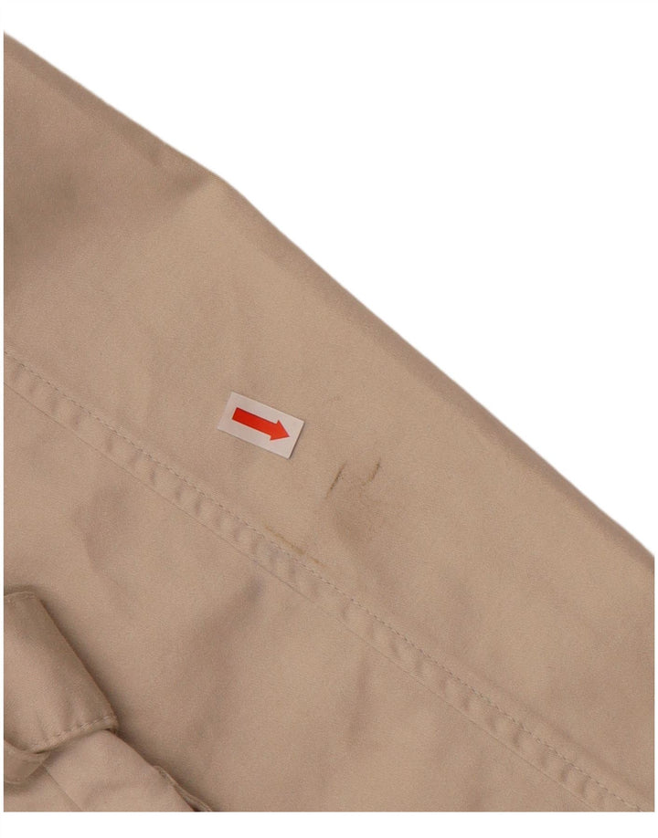 GEOX Womens Utility Jacket UK 12 Medium Beige Cotton