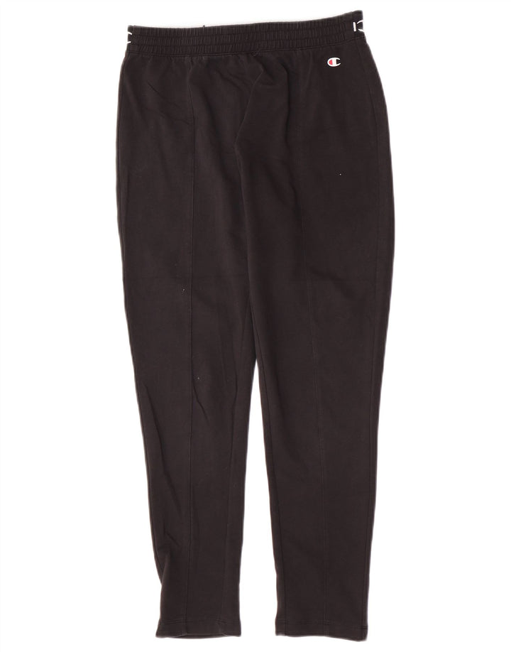 Champion Womens Graphic Tracksuit Trousers UK 10 Small Black