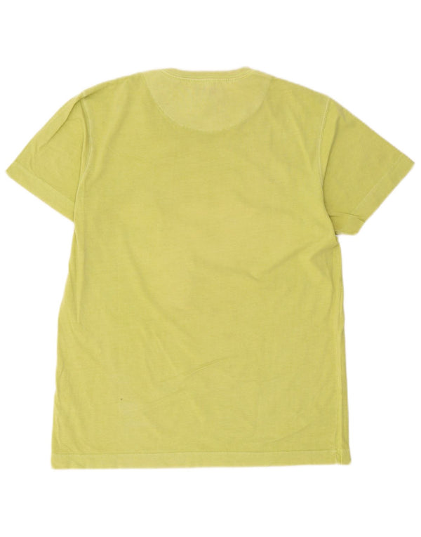Rifle Herre Grafisk T-Shirt Top Stor Grøn Bomuld