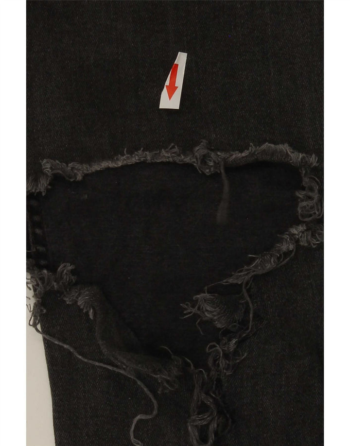 Wrangler Herre Distressed Slim Jeans W34 L29 Grå Bomuld