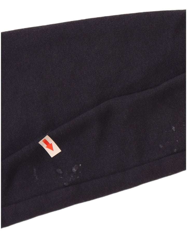Ellesse Herre Grafisk Sweatshirt Jumper Medium Navyblå Bomuld