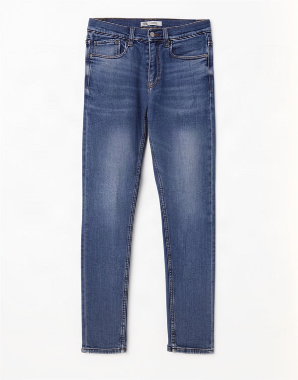 Zara Womens Skinny Jeans EU 38 Small W30 L32 Blue Cotton