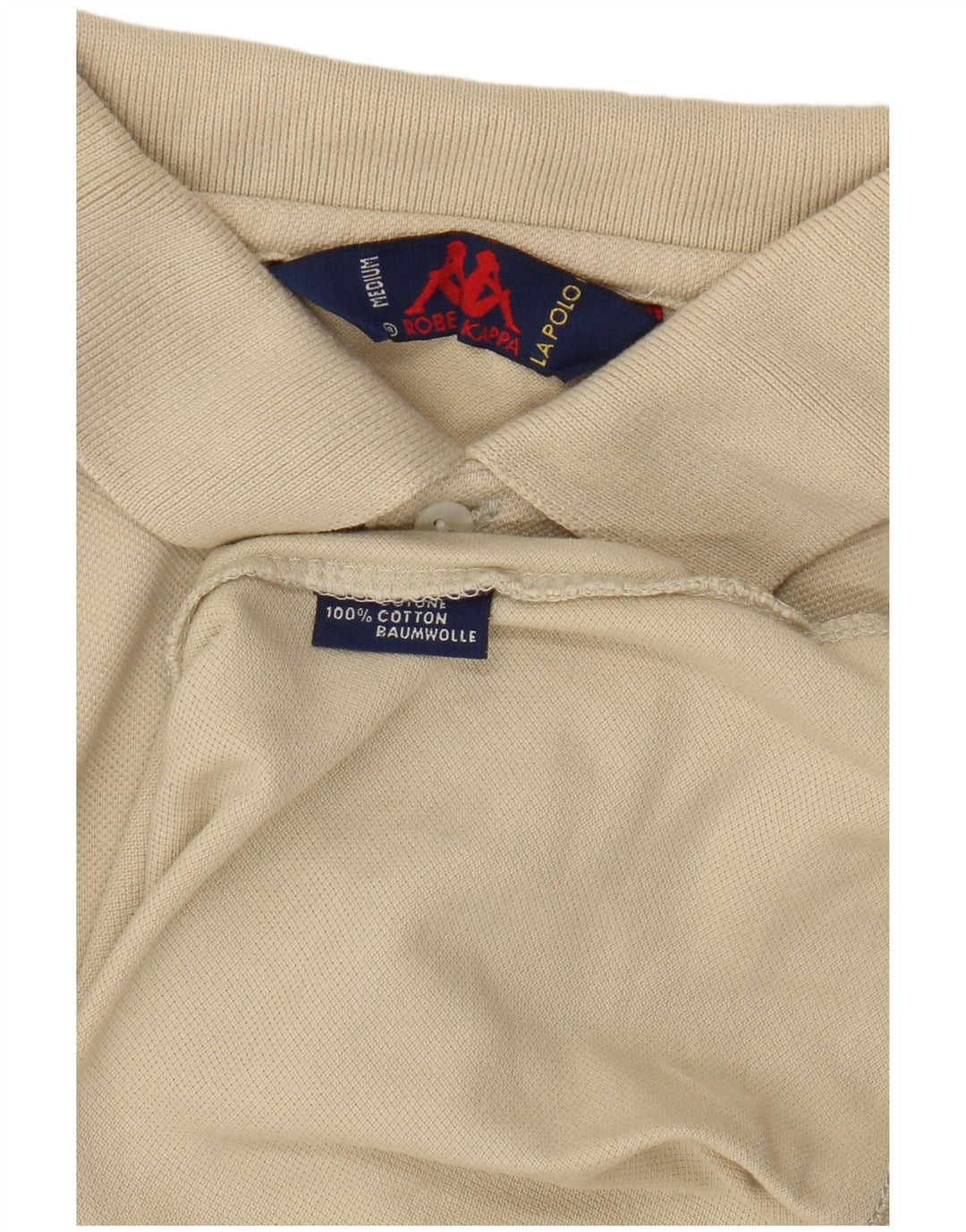Kappa Langærmet Polo Shirt til mænd Medium Beige Bomuld