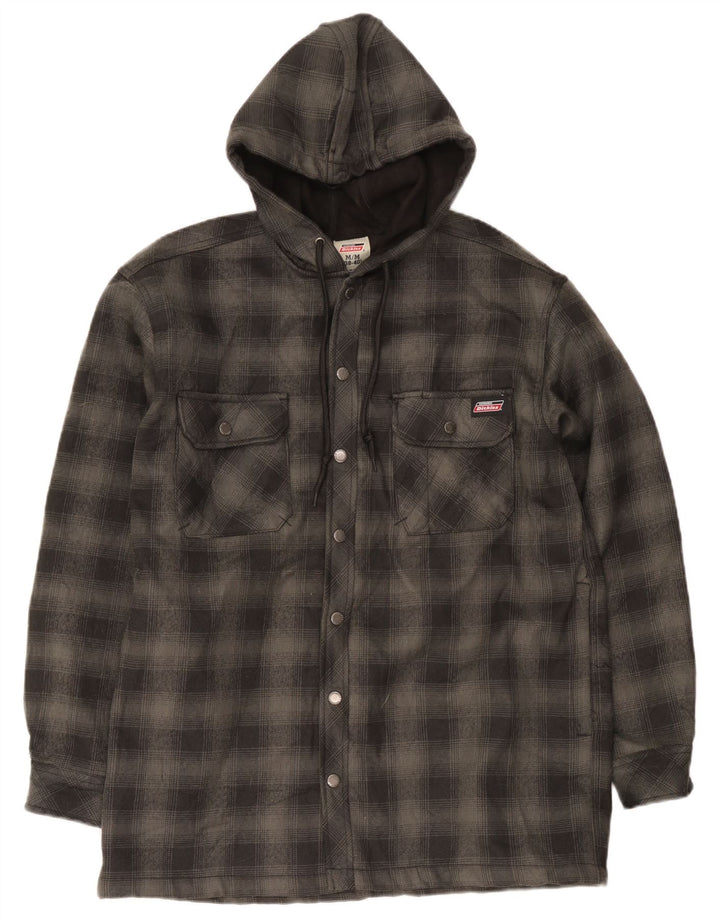 Dickies Lumberjack-skjorte med hætte til mænd UK 38/40 Medium Grey Ternet polyester