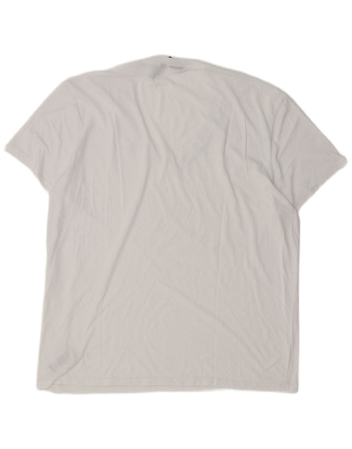 G-Star Herre T-Shirt Top 2XL Hvid Bomuld